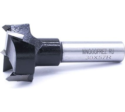 Сверло чашечное четырехзаходное по дереву FT120116R (30х57 мм; хв-к 10 мм; правое вращение) МНОГОФРЕЗ 6605