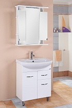 Мебель для ванной Onika Стелла 65 см 1 ящик, белый