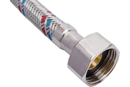 Подводка для смесителей СТМ сталь, 1/2xM10x50 см., длинный штуцер CWFLS050