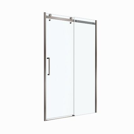 Душевая дверь BelBagno MARINO-2-BF-1-120-C-GM 120x195 прозрачная, оружейная сталь