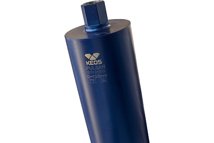 Коронка алмазная с микроударом PULSAR 132/450 мм, 1 1/4" KEOS DCL132.450