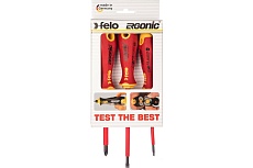 Набор диэлектрических отверток 3 шт. Felo Ergonic 41393194