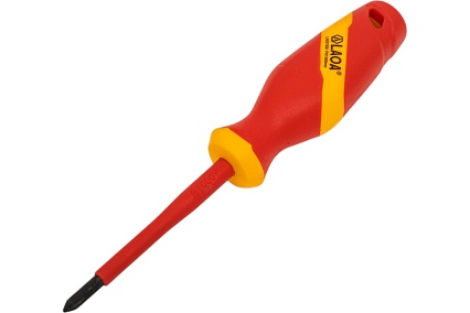 Отвертка диэлектрическая LAOA PH1х80 мм LA621009