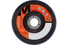 Круг лепестковый торцевой Master 125x22.2 мм, P40, 10 шт TOTFLEX 4631170525206