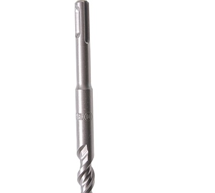 Бур по бетону, двойная спираль, Cobalt W-tip (14x460 мм; SDS PLUS) Denzel 705034