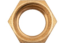 Гайка накидная 19, М16x1.5 LH, латунь, 5 шт в упаковке Krass 2190582