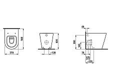 Чаша для унитаза Laufen Kartell 8.2333.7.000.000.1