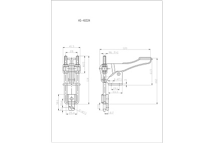 Стягивающий зажим HS CLAMP HS-40334