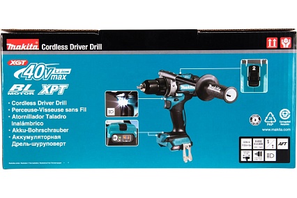 Аккумуляторная дрель-шуруповерт Makita XGT BL 40В DF001GZ