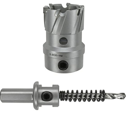 Коронка по металлу HM (73х28 мм; хвостовик 13 мм; комплект) D.BOR HS-HM-28-073-T