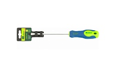 Отвертка Сибртех SL6.0x150 мм, CrV, 2-х компонентная рукоятка 11873