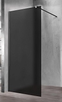 Душевая перегородка Vincea Walk-In VSW-1H900GFGM 90x200 вороненая сталь, матовое тонированное