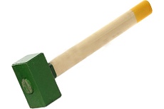 Кувалда Арефино инструмент 2 кг, квадратная, с деревянной ручкой С270