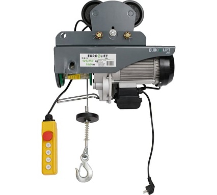 Электрическая передвижная таль EURO-LIFT KX 250 00016928 (18 м/9 м, 125 кг/250 кг, 220 В)