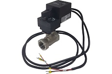 Двухходовой шаровой кран Techno HKS215-02AN/24V из нержавеющей стали 304, DN15, резьба G1/2, с электроприводом 2 Нм, 24 В, управление аналоговое 0(2)~10V 660401