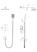 Душевой набор Wonzon&Woghand Fit WW-88939009A-MB черный матовый