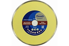 Диск алмазный сплошной по керамике 200x22.23x5 мм, мокрый рез Tsunami DD0010200025005