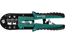 Универсальный кримпер Kraftool RJ-Pro RJ45, RJ11/RJ12 22698