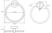 Вешалка для полотенец Bemeta Neo 104104065 кольцо, сталь