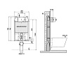 Смывной бачок скрытого монтажа OLI 74 Simflex, 601901 механический