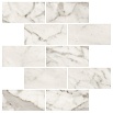 Керамогранит Kerranova Marble Trend Carrara мозаика 30,7x30,7 см, K-1000/LR/m13/307x307x10