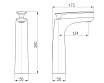 Смеситель для раковины Rav Slezak Tigris TG130.5BC белый, хром