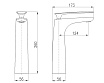 Смеситель для раковины Rav Slezak Tigris TG130.5BC белый, хром