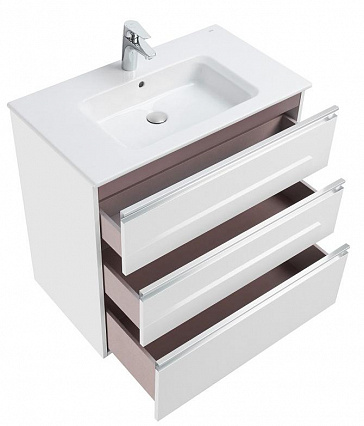 Мебель для ванной Roca Gap 80 см, модуль 3 ящика, белый глянец