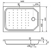 Поддон для душа RGW Style-PR 80x140