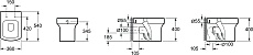 Приставной унитаз Grossman Status GR-PR3010 с сиденьем микролифт