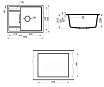 Кухонная мойка Point Стил PN3009W 65 см белый