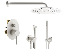 Душевой набор Plumberia IXO KITZXO15BO белый матовый