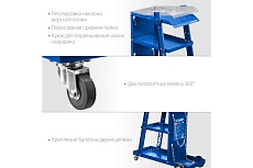 Тележка для сварочных аппаратов Зубр профессионал 38915