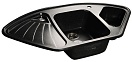 Кухонная мойка GranFest Corner GF-C1040E 104 см черный