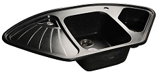 Кухонная мойка GranFest Corner GF-C1040E 104 см черный