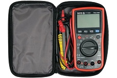 Универсальный цифровой измеритель Yato TRUE RMS LCD 19999 YT-730893