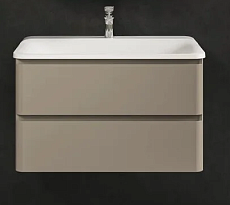 Тумба с раковиной AQUAme S4 80 см бежевый