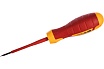 Диэлектрическая шлицевая отвертка SL2.5*75мм, до 1000V Berger BG BG1051