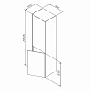 Шкаф пенал Am.Pm Inspire 2.0 40 см подвесной, серый матовый M50ACHX0406EGM