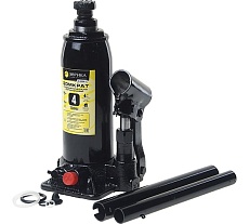 Гидравлический бутылочный домкрат в кейсе Эврика с клапаном, 4 т, ремкомплект ER-80041S