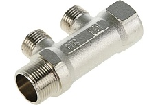 Коллектор резьбовой Aqualink вн-нар 3/4, 1/2х2 (Цена за упаковку 2 шт.) арт. 2421