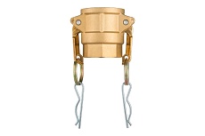 Камлок TITAN LOCK латунный TITAN LOCK тип D розетка, внутренняя резьба BSP 2 1/2&quot; TL250DBR