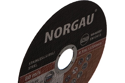 Диск отрезной Inox 125x1x22.2 мм Norgau 083305125