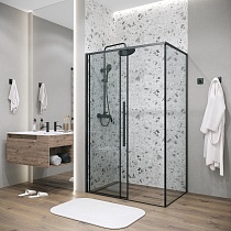 Душевой уголок Grossman Galaxy 120.K33.01.1480.21.00 140x80 прозрачный, черный матовый