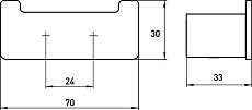 Крючок Emco Loft 0575 016 02 сталь