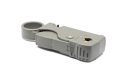 Инструмент для зачистки коаксиального кабеля OXION RG-58, RG-59, RG-6, блистер, OX-TL06PB