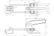Стягивающий зажим HS CLAMP HS-40870