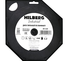 Диск пильный Industrial 160x20 мм, 24Т ламинат Hilberg HL161