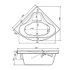 Монтажный комплект Santek Сан-Паулу 150x150