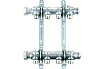 Коллекторная группа ELSEN 1", 6 контуров, размер отвода-3/4", нержавеющая сталь EMi01.06